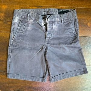 AllSaints Deck Shorts in Gray Size W 30